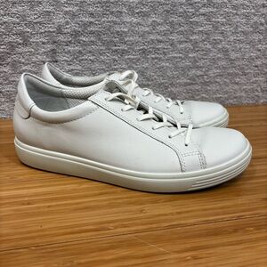 ECCO Shoes Womens Eu 40 White Soft 7 Classic Casual Sneakers Leather  Us 9-9.5